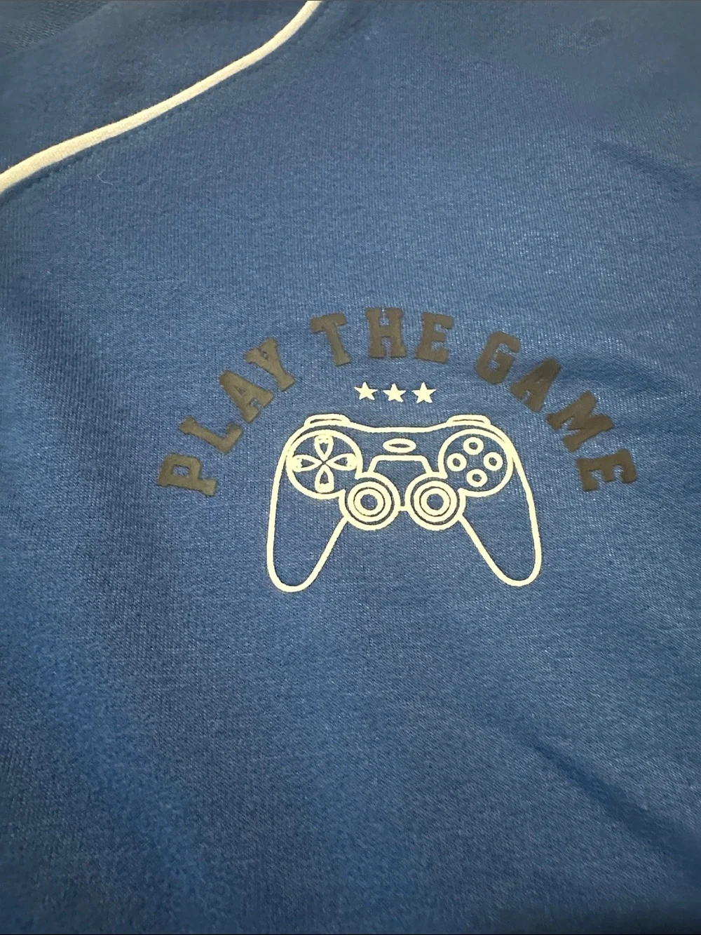 Boys Blue Pajamas Short Set with Game Controller Graphic